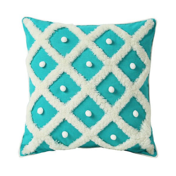 Creative Home Ball Pillow Tufted Moroccan Pillow Elegant Cushion Pillow Case - Image 4