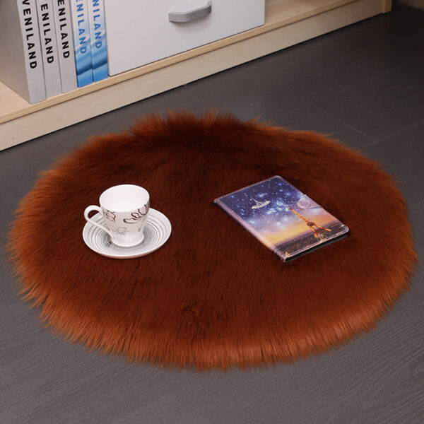 Hair Plush Carpet Floor Mats Household Floor Mats  Wool Round Bedroom Carpets - Image 10