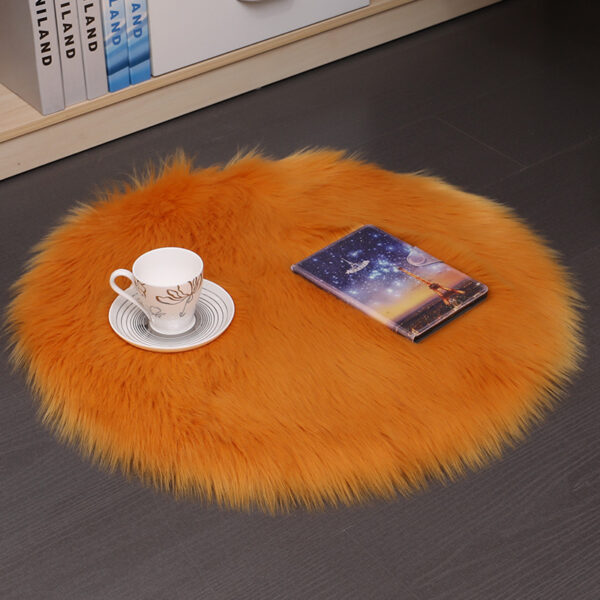 Hair Plush Carpet Floor Mats Household Floor Mats  Wool Round Bedroom Carpets - Image 7