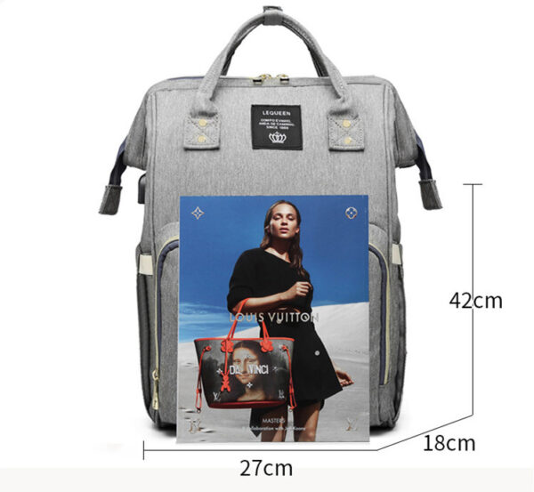 LEQUEEN Multifunctional Large Capacity Mummy Bag - Image 9