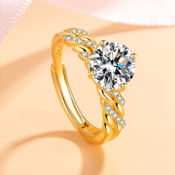 European And American Internet Hot Fashion Zircon Ring For Women - Image 3