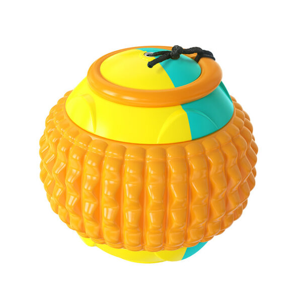 New Pet Draw Rope Hand Throwing Ball ABS Grinding Teeth Resistant Chew Dog Training Ball - Image 9