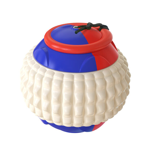 New Pet Draw Rope Hand Throwing Ball ABS Grinding Teeth Resistant Chew Dog Training Ball - Image 4